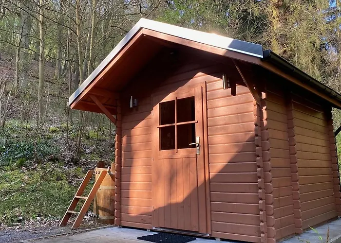 シャレー Waldeck By Zenses With Private Sauna And Pure Nature *